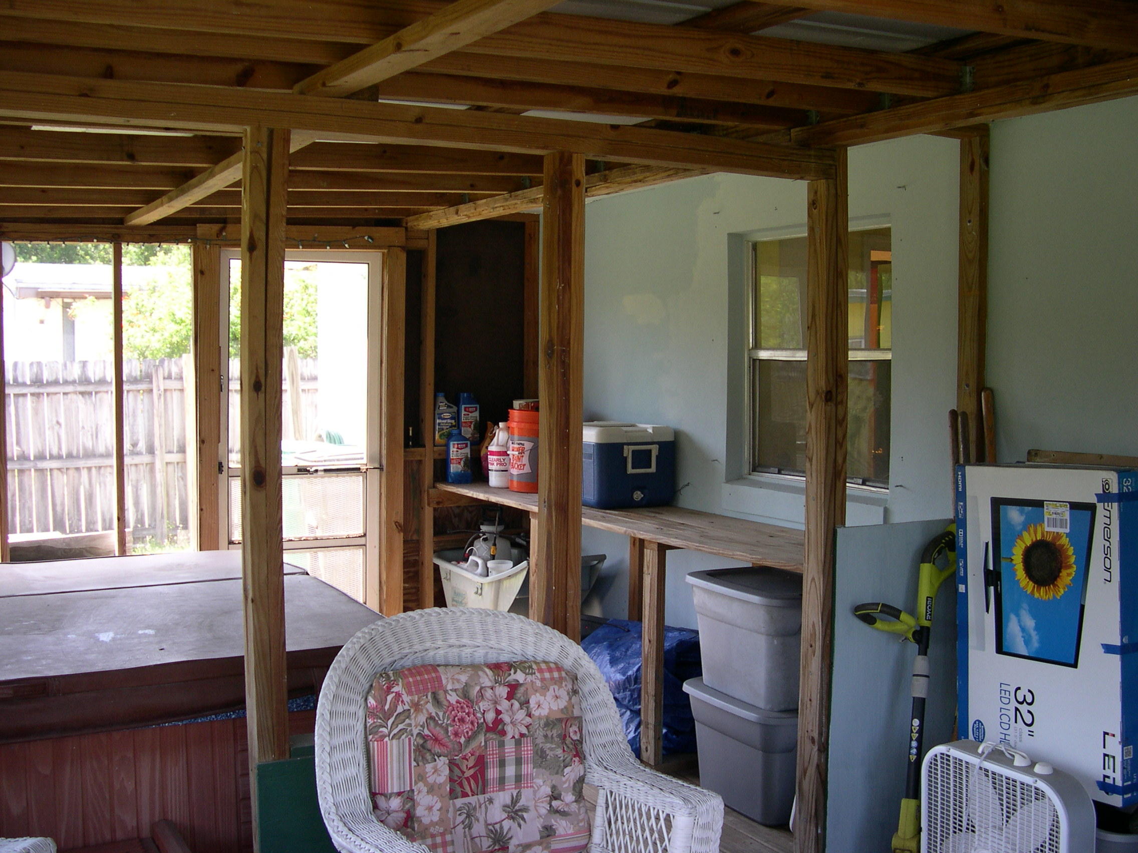 7705 James Road Fort Pierce, FL 34951 - Photo 25 of 31 Rear Screened Porch