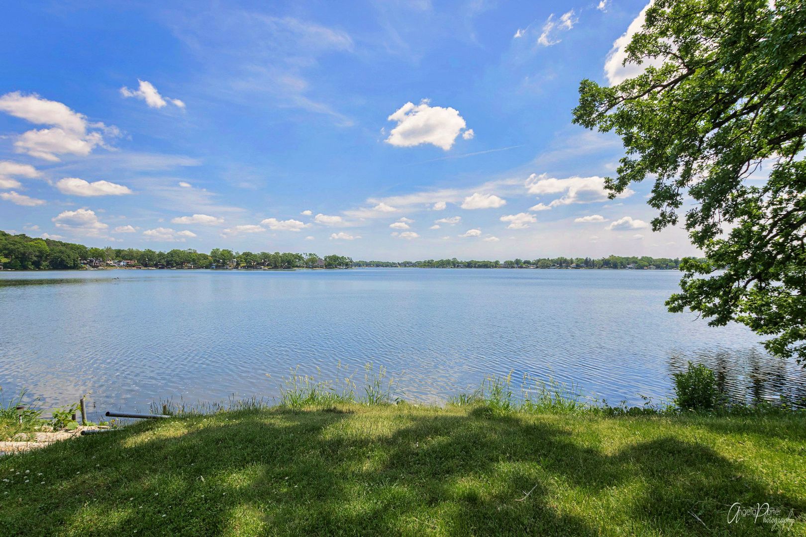 35273 North Wilson Road Ingleside, IL 60041 - Photo 7 of 39 a view of a lake with houses in the back