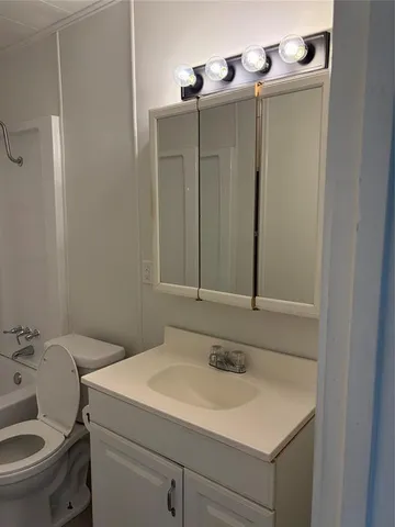 a bathroom with a sink and a toilet