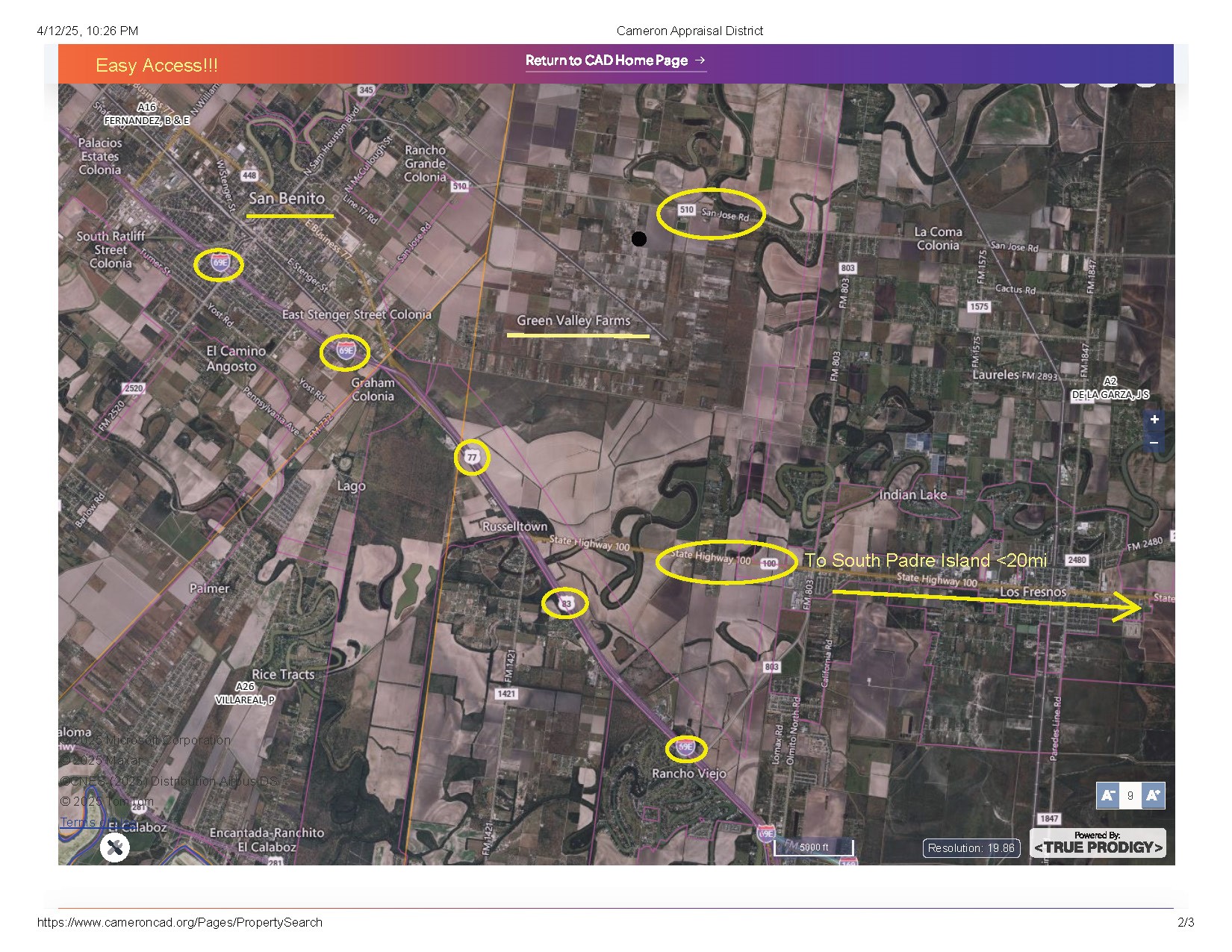 0 Green Valley Drive San Benito, TX 78586 - Photo 7 of 25 Interstate 69 is very accessible...