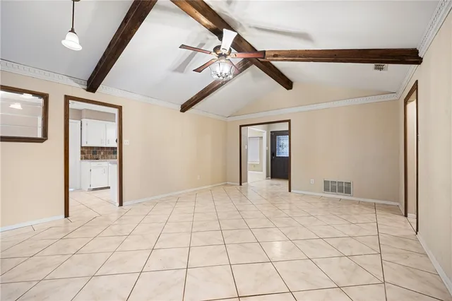 a view of empty room