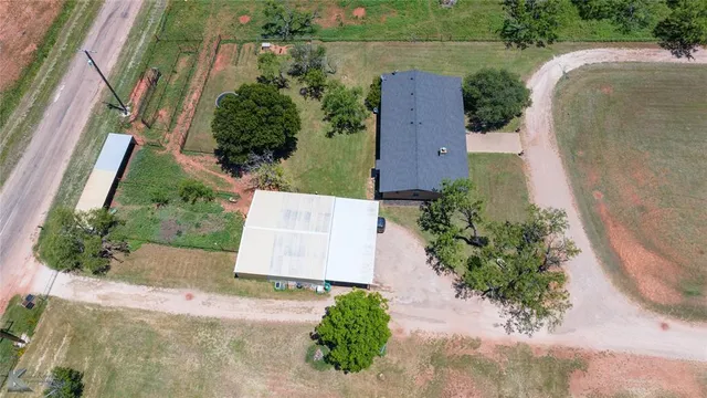 an aerial view of a fireplace
