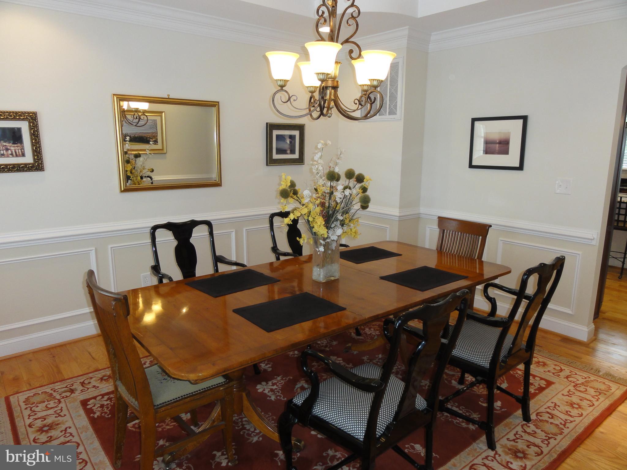 185 Whitacre Road Gore, VA 22637 - Photo 13 of 63 Dining room with extensive trim work