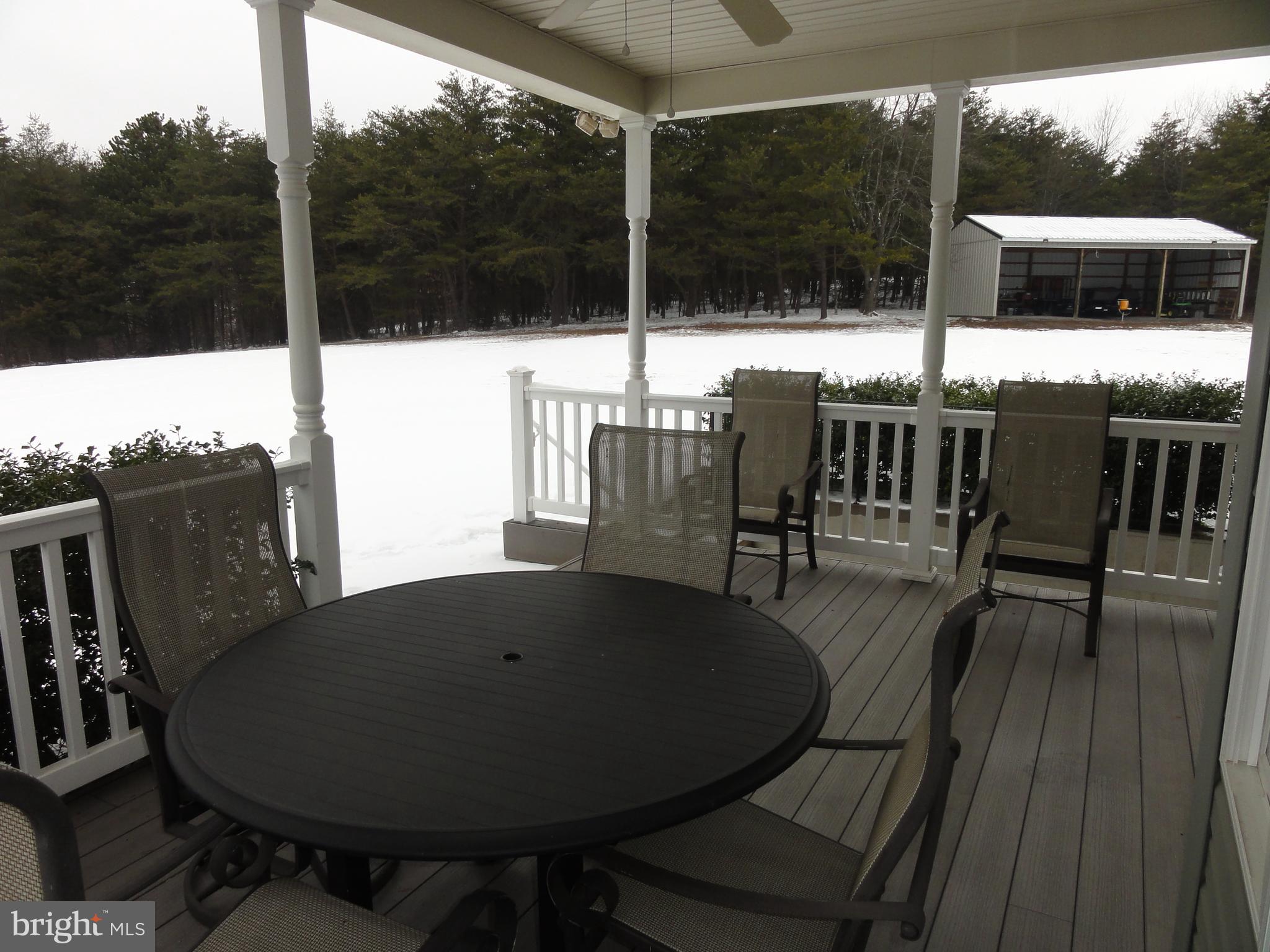 185 Whitacre Road Gore, VA 22637 - Photo 49 of 63 Covered rear porch overlooking private rear yard