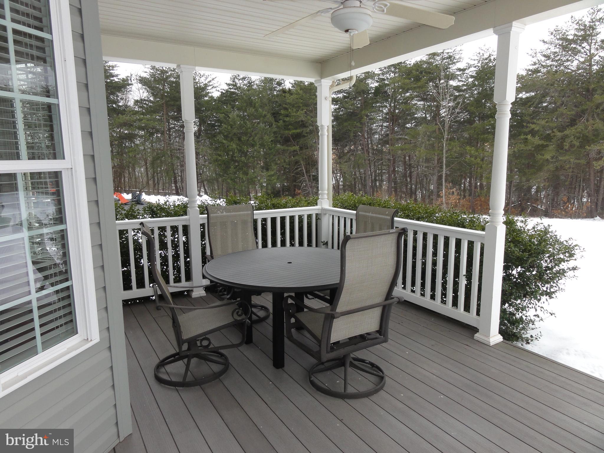 185 Whitacre Road Gore, VA 22637 - Photo 50 of 63 Covered rear porch overlooking private rear yard