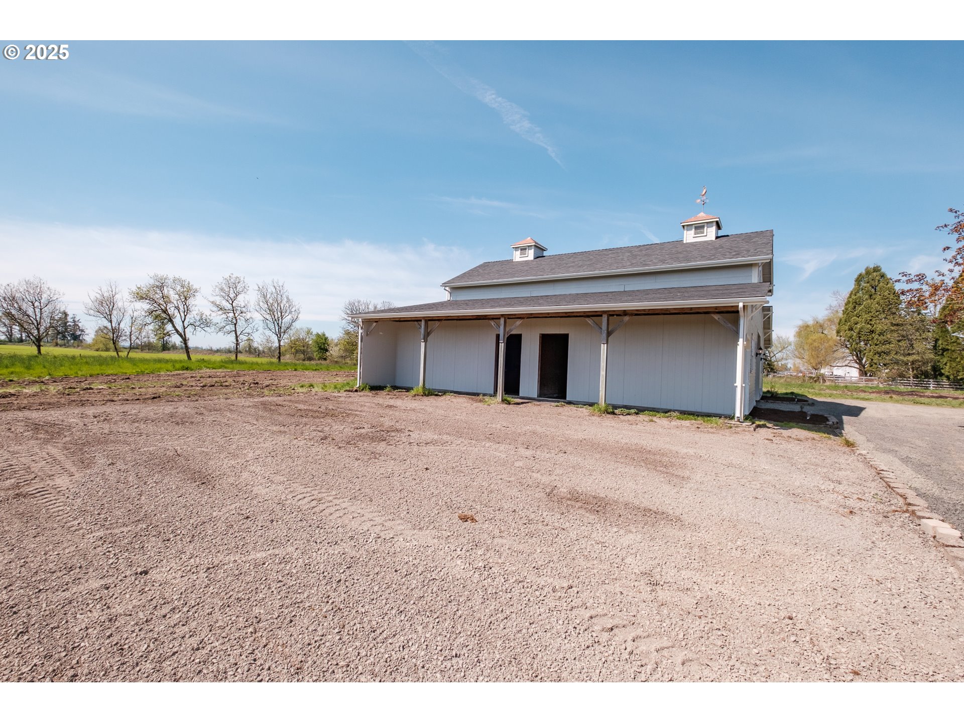 38588 Goar Road Scio, OR 97374 - Photo 32 of 48 a front view of a house with a yard and garage