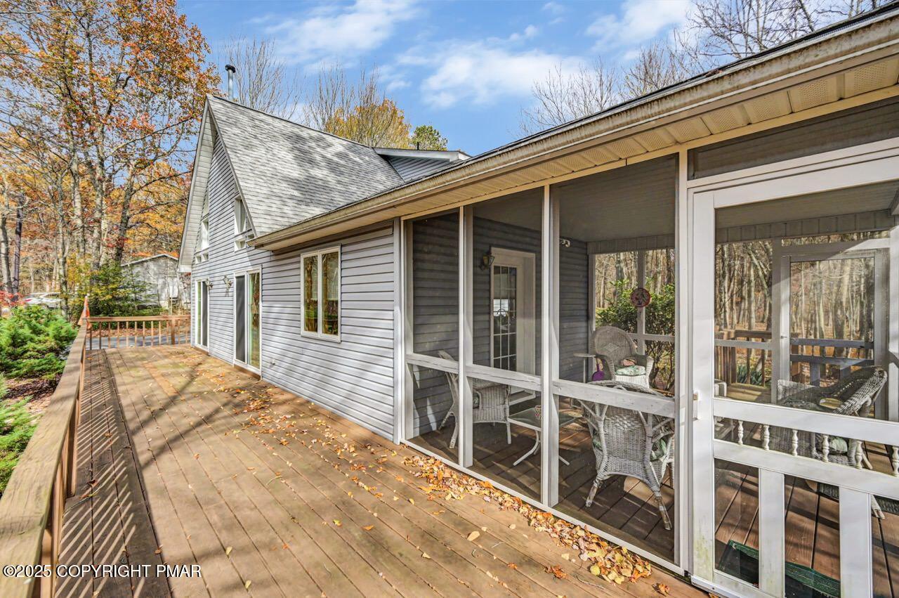 183 Panther Run Road Jim Thorpe, PA 18229 - Photo 50 of 59 a view of a house with a balcony