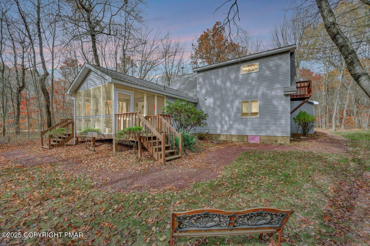183 Panther Run Road Jim Thorpe, PA 18229 - Photo 6 of 59 a view of a back yard of the house