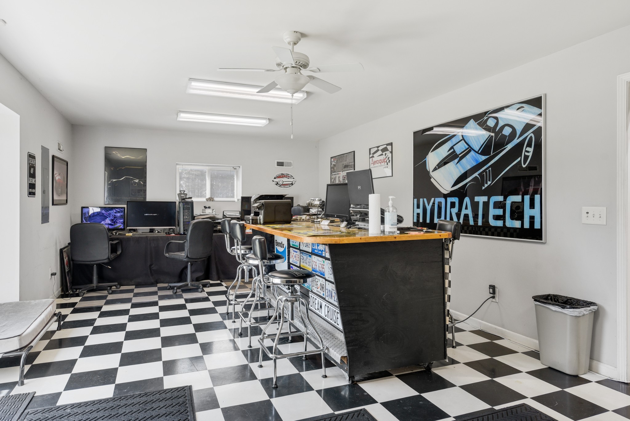 2650 McCrary Road Lebanon, TN 37090 - Photo 17 of 40 a living room with a black white checkered floor with couches chair and a coffee table