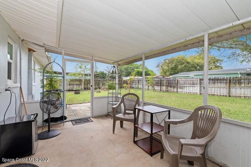 620 Croton Road Melbourne, FL 32935 - Photo 10 of 12 Screened Back Porch