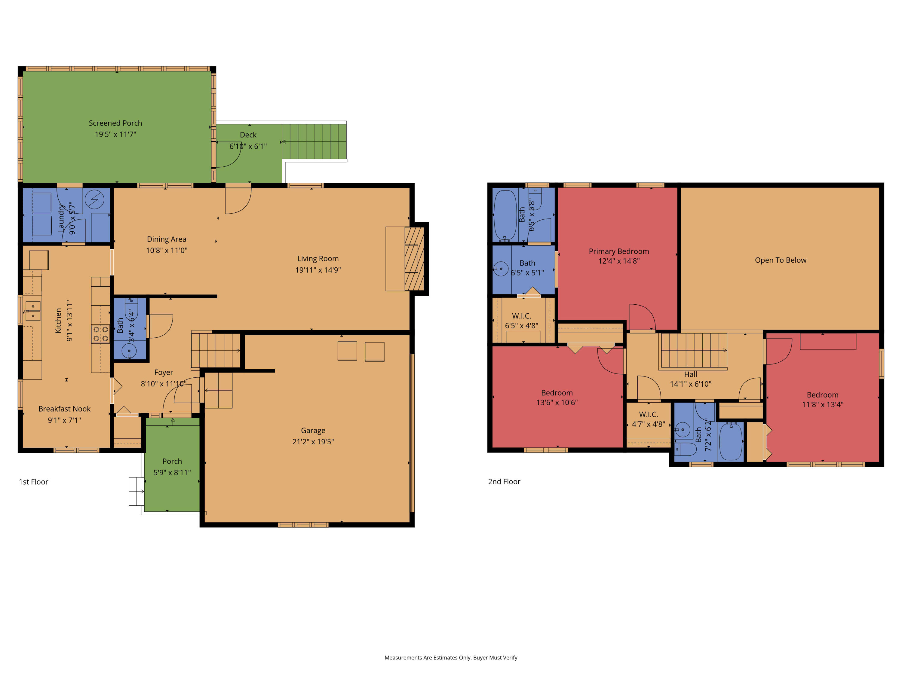 2133 Trail Point Aiken, SC 29803 - Photo 57 of 57 Both Level Floorplan