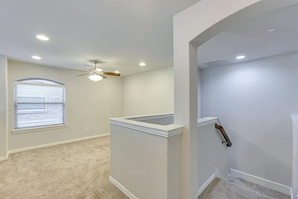 an entryway in a room