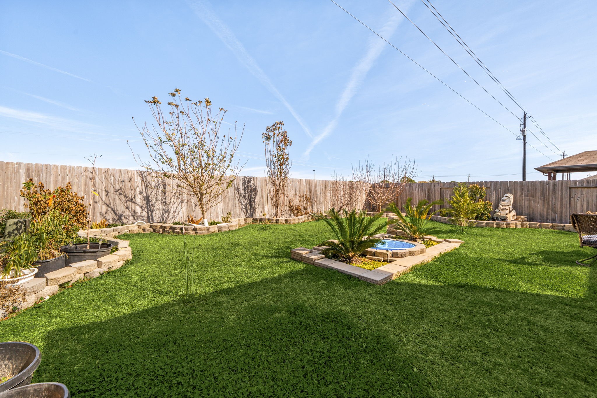 5007 Chimney Swift Lane Baytown, TX 77521 - Photo 26 of 33 Expansive, private backyard with plenty of green space for play or gardening.