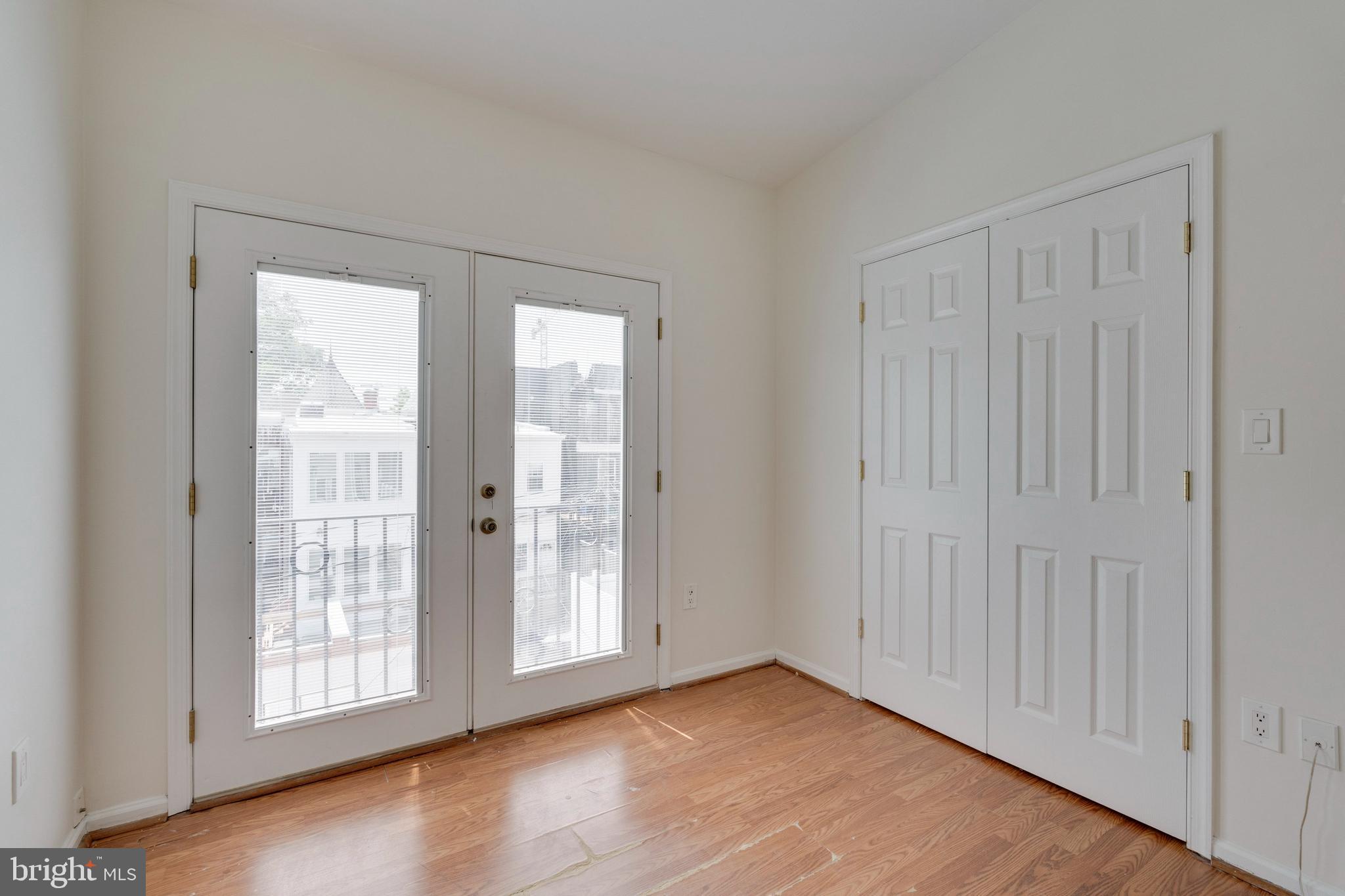 33 R Street Northeast, Unit A Washington, DC 20002 - Photo 31 of 33 French doors opening to outside from 2nd floor.