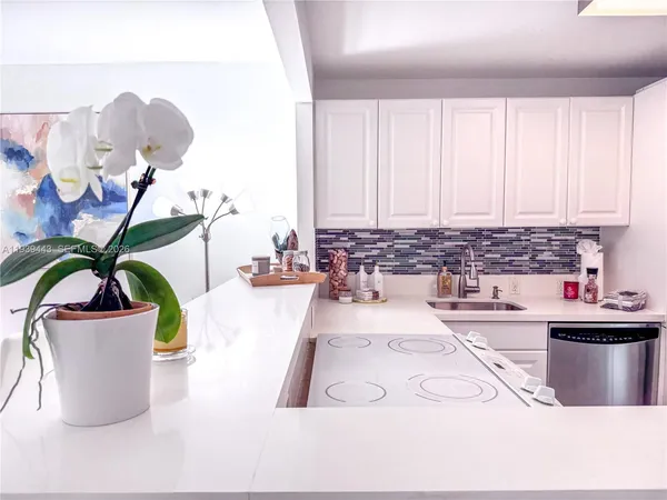 a view of cabinets