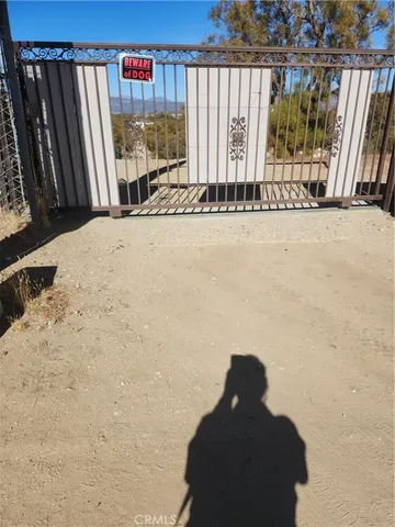 a view of a backyard of a house