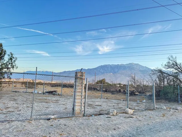 a view of a swimming pool with an outdoor space