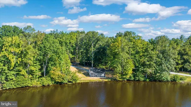 a view of a lake and outdoor space