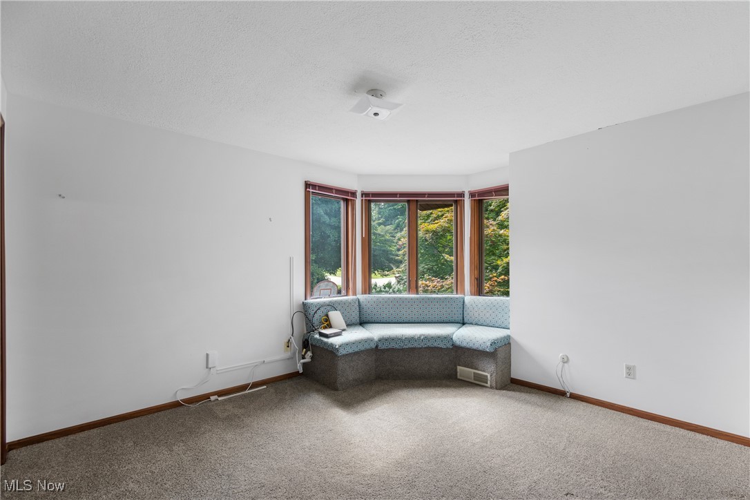 2317 Raintree Street Northeast Canton, OH 44705 - Photo 20 of 40 Sitting room featuring carpet floors and a textured ceiling
