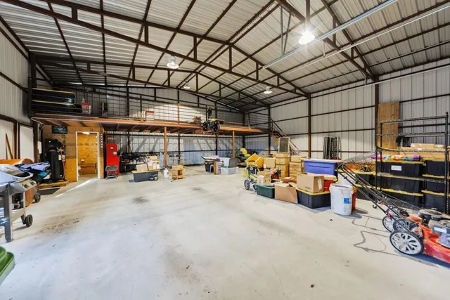 a view of the storage and utility room