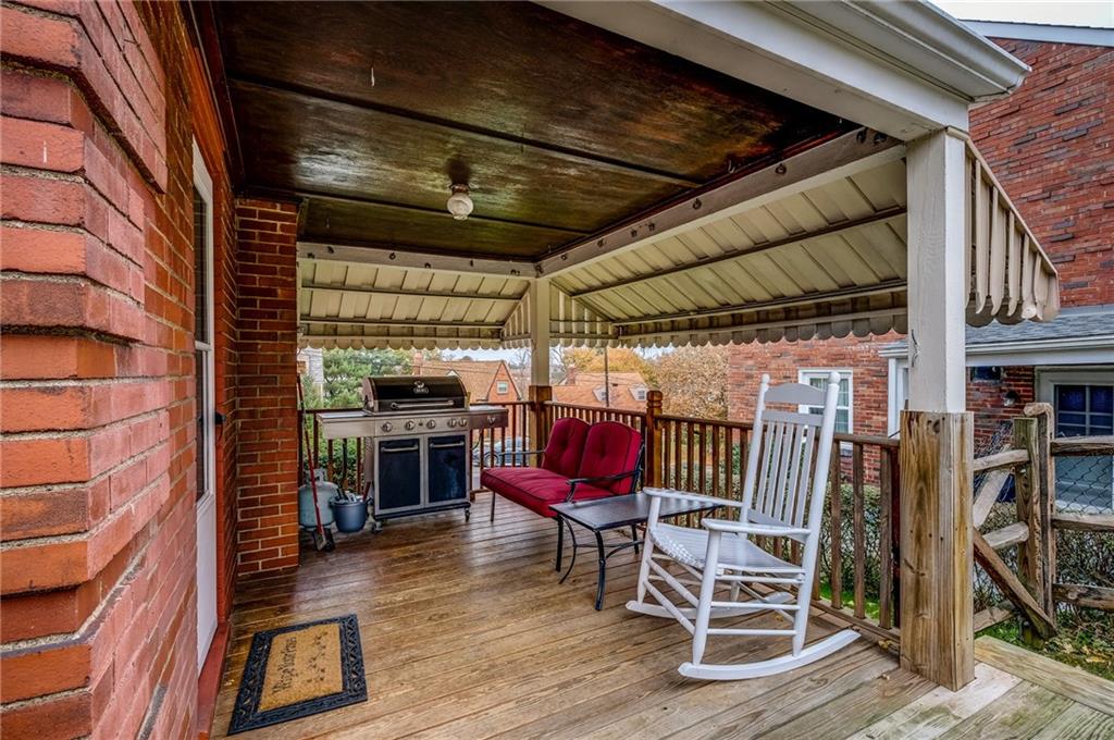 24 Leon Road Pittsburgh, PA 15220 - Photo 16 of 24 AMAZING covered deck off the side of the home