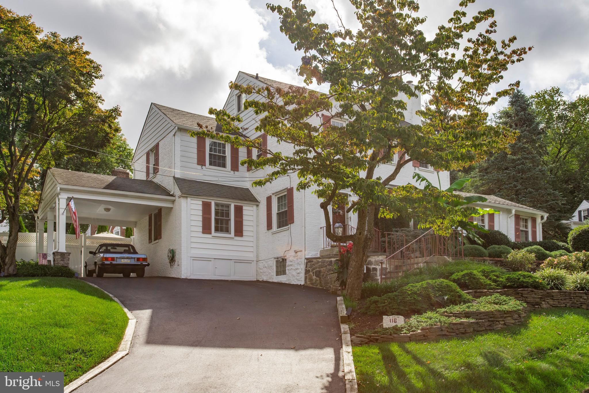 116 Scenic Road Springfield, PA 19064 - Photo 46 of 49 Carport and Drive
