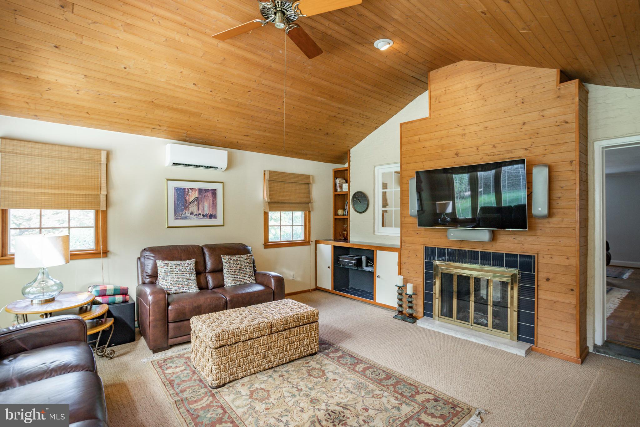 116 Scenic Road Springfield, PA 19064 - Photo 7 of 49 Gas Fireplace Shared with Living Room