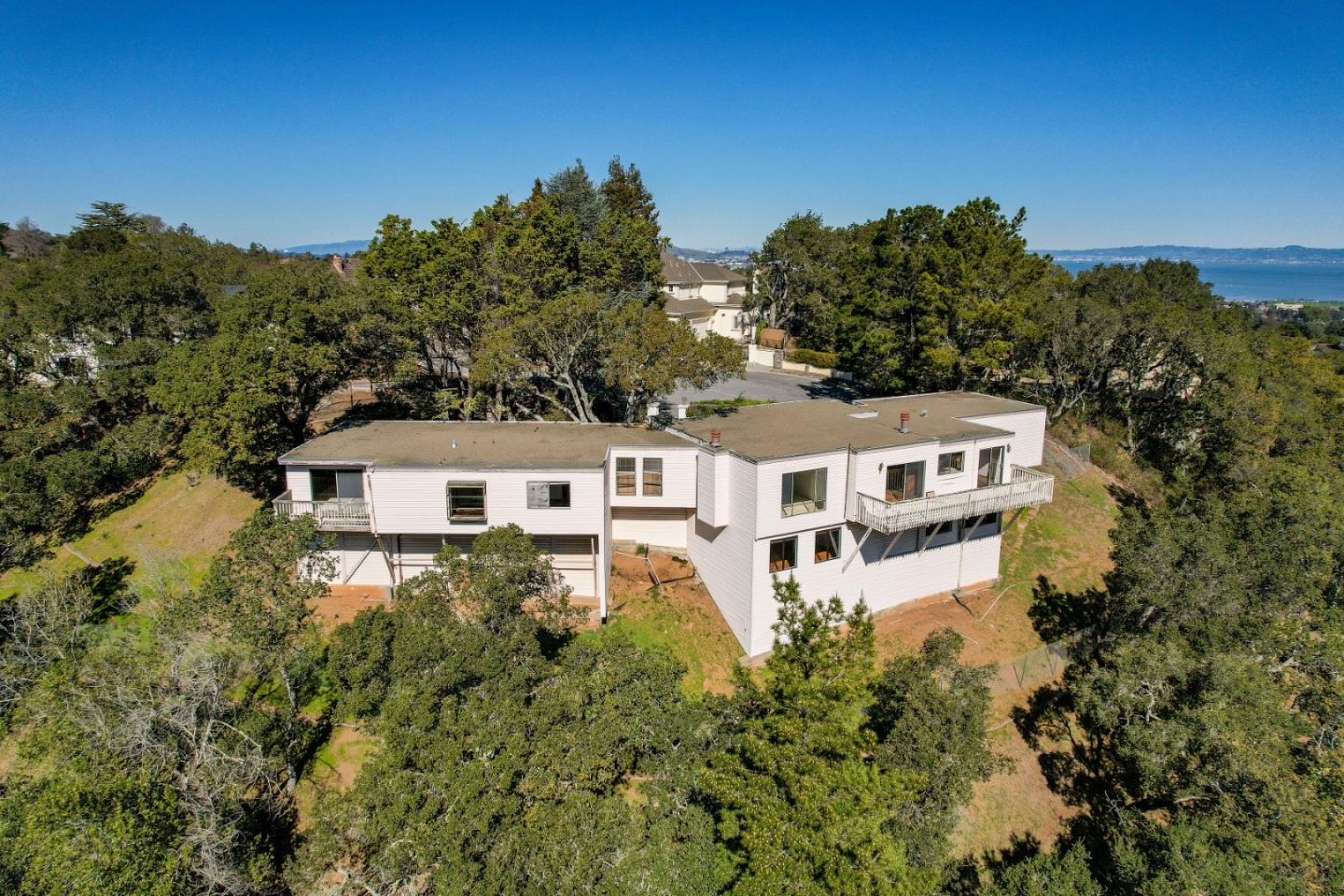 20 Pine Court Hillsborough, CA 94010 - Photo 2 of 14 an aerial view of a house with a yard