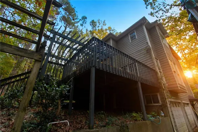 a view of balcony with flower plants