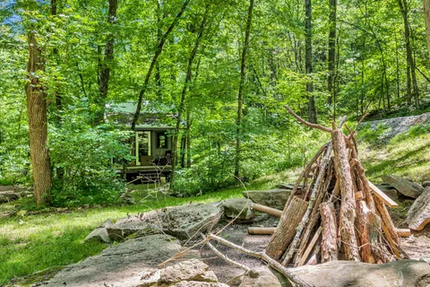 a view of outdoor space and yard