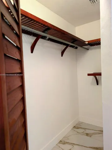 a view of walk in closet