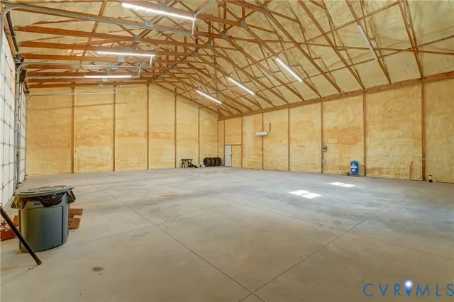 a view of a room with a shower
