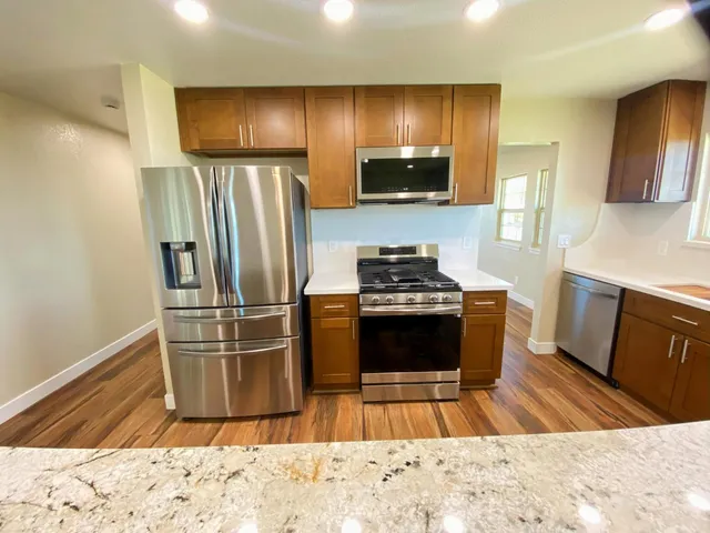 a view of a floor to ceiling window in an outdoor room