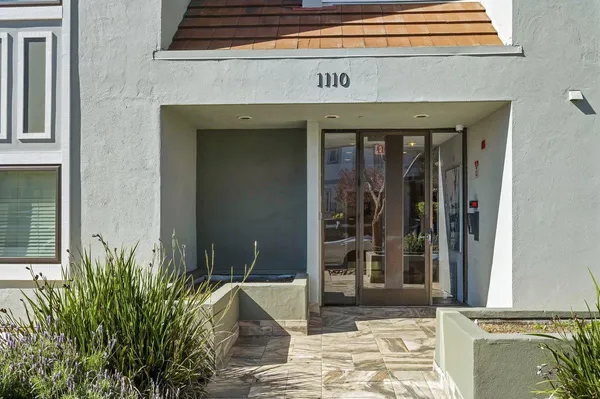 a view of entrance front of house