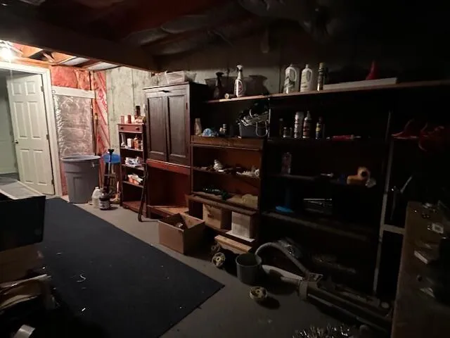 an outdoor view with patio