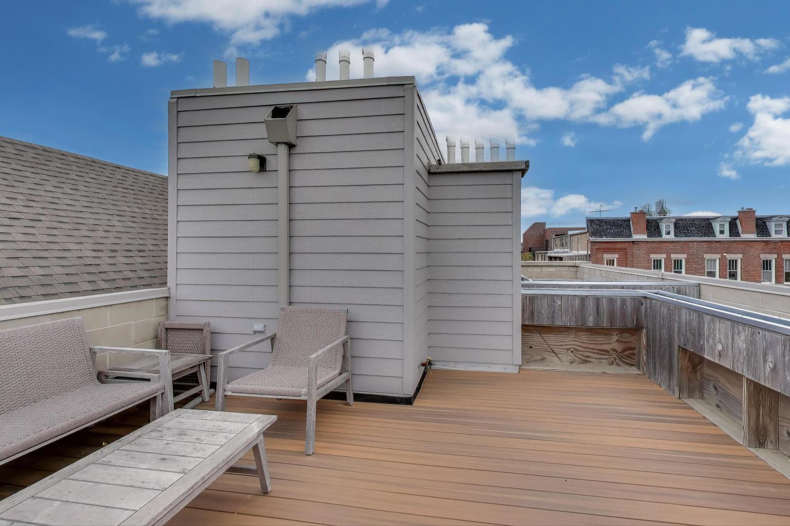 1811 South Laflin Street, Unit 2 Chicago, IL 60608 - Photo 20 of 20 a view of terrace with seating space and barbeque oven