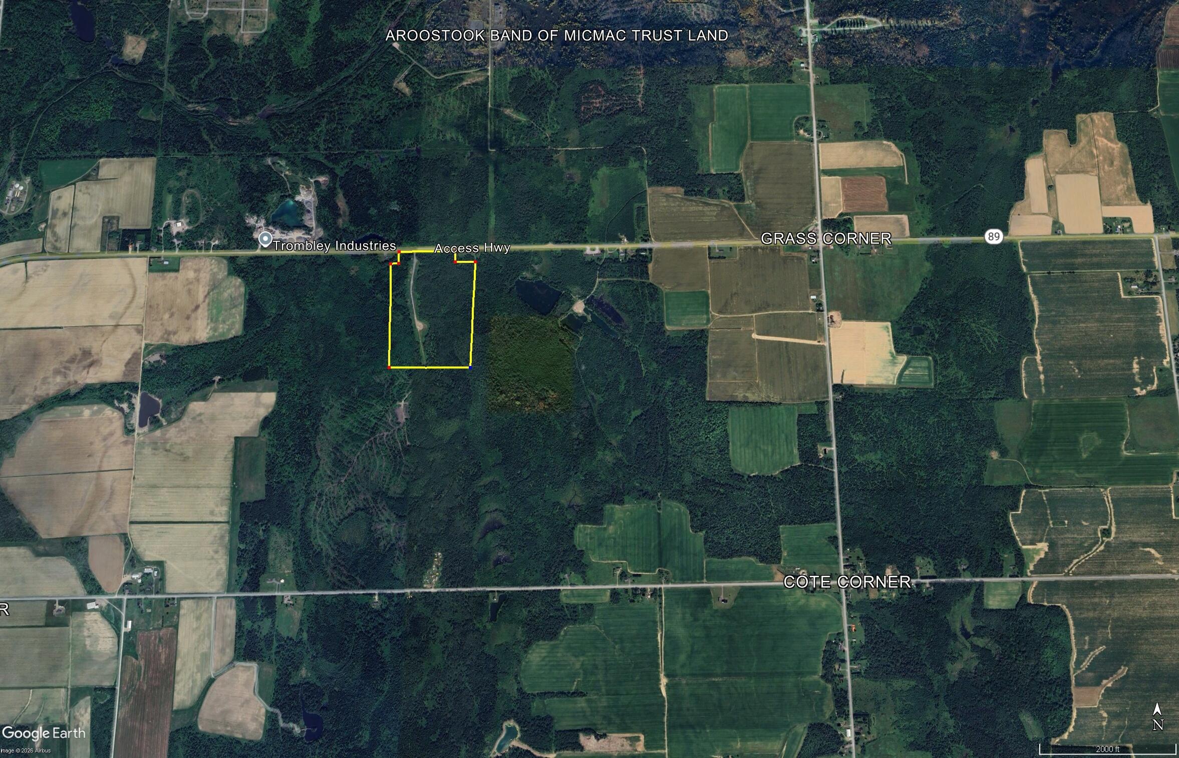 Off Access Highway Limestone, ME 04750 - Photo 2 of 7 limeston aerial 2