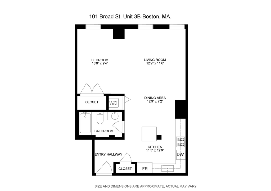 101 Broad Street, Unit 3B Boston, MA 02110 - Photo 19 of 19 a picture of a wall with a white wall and a painting