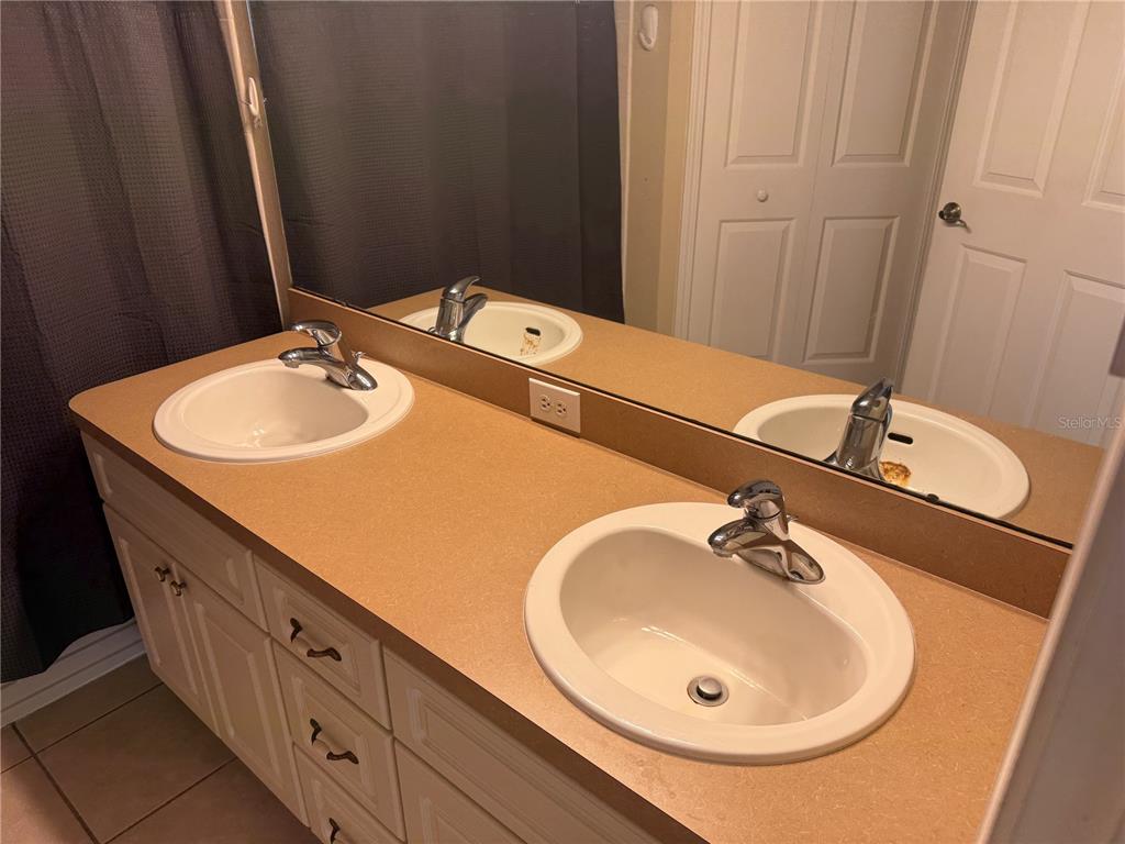 6509 Bridgecrest Drive Lithia, FL 33547 - Photo 10 of 15 a bathroom with a sink and a mirror