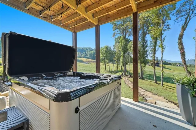 a room with furniture and flat screen tv