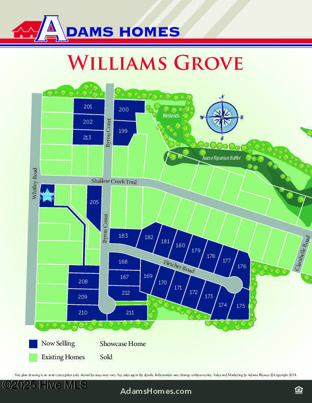 3987 Fletcher Road, Unit LOT 170 Bailey, NC 27807 - Photo 2 of 27 Williams Grove Site Map