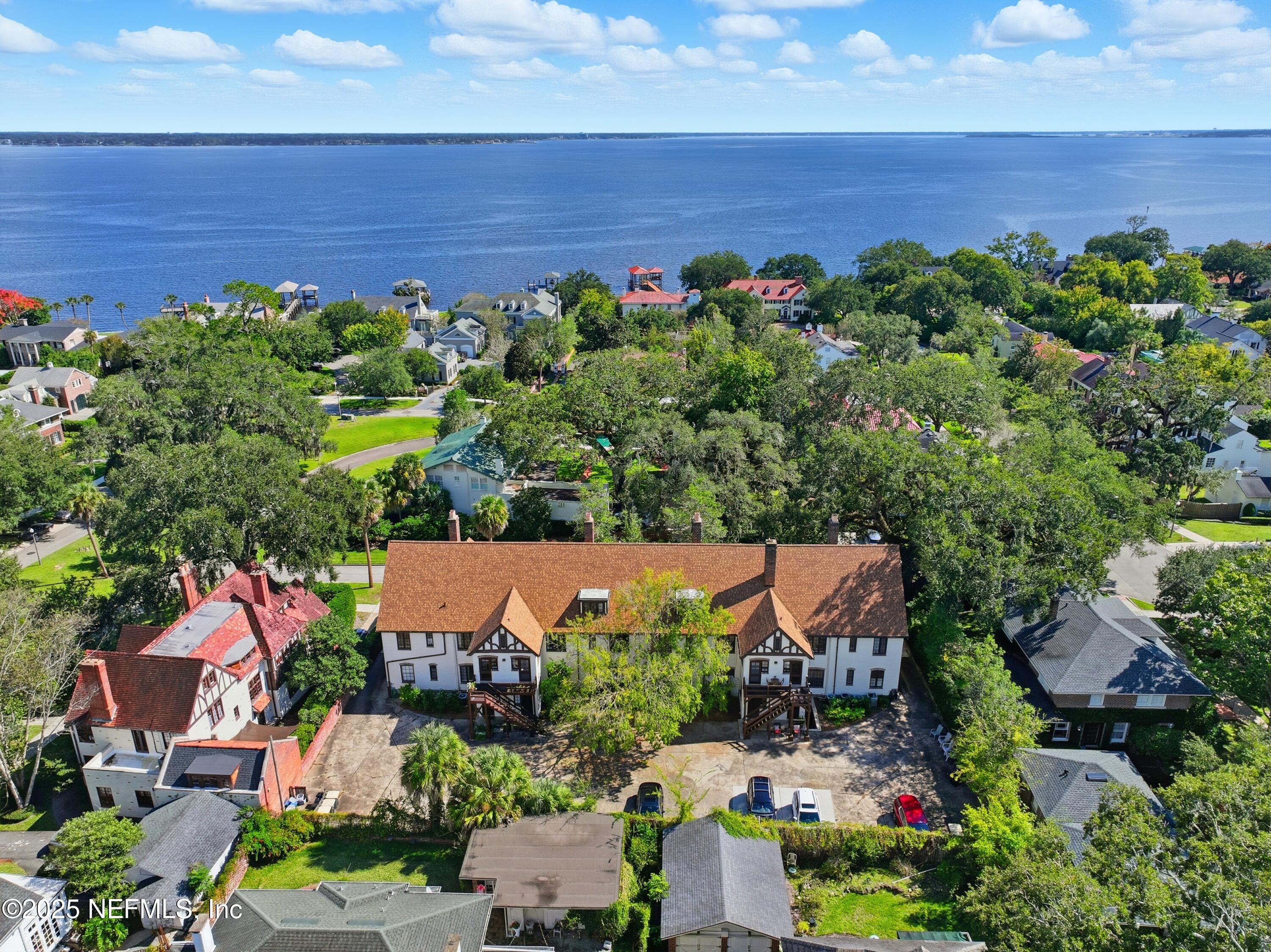 3319 Pine Street, Unit 2 Jacksonville, FL 32205 - Photo 23 of 31 an aerial view of a house with a garden