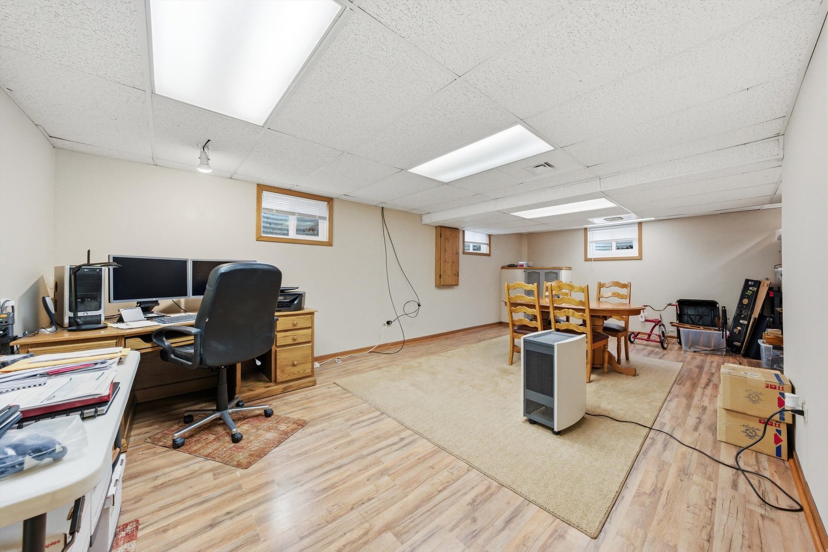 572 Bishops Gate New Lenox, IL 60451 - Photo 29 of 37 a view of a workspace with furniture and a workspace