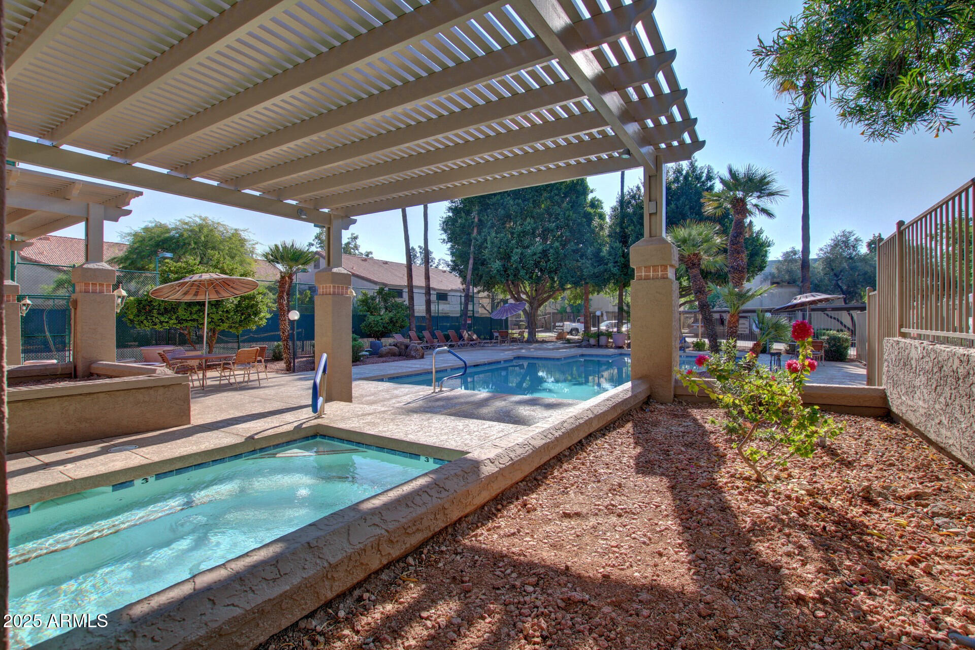 1287 North Alma School Road, Unit 156 Chandler, AZ 85224 - Photo 27 of 34 a view of a backyard with garden