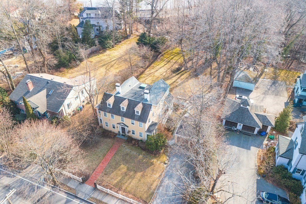 288 Mill Street Newton, MA 02460 - Photo 34 of 35 a view of a house with a yard