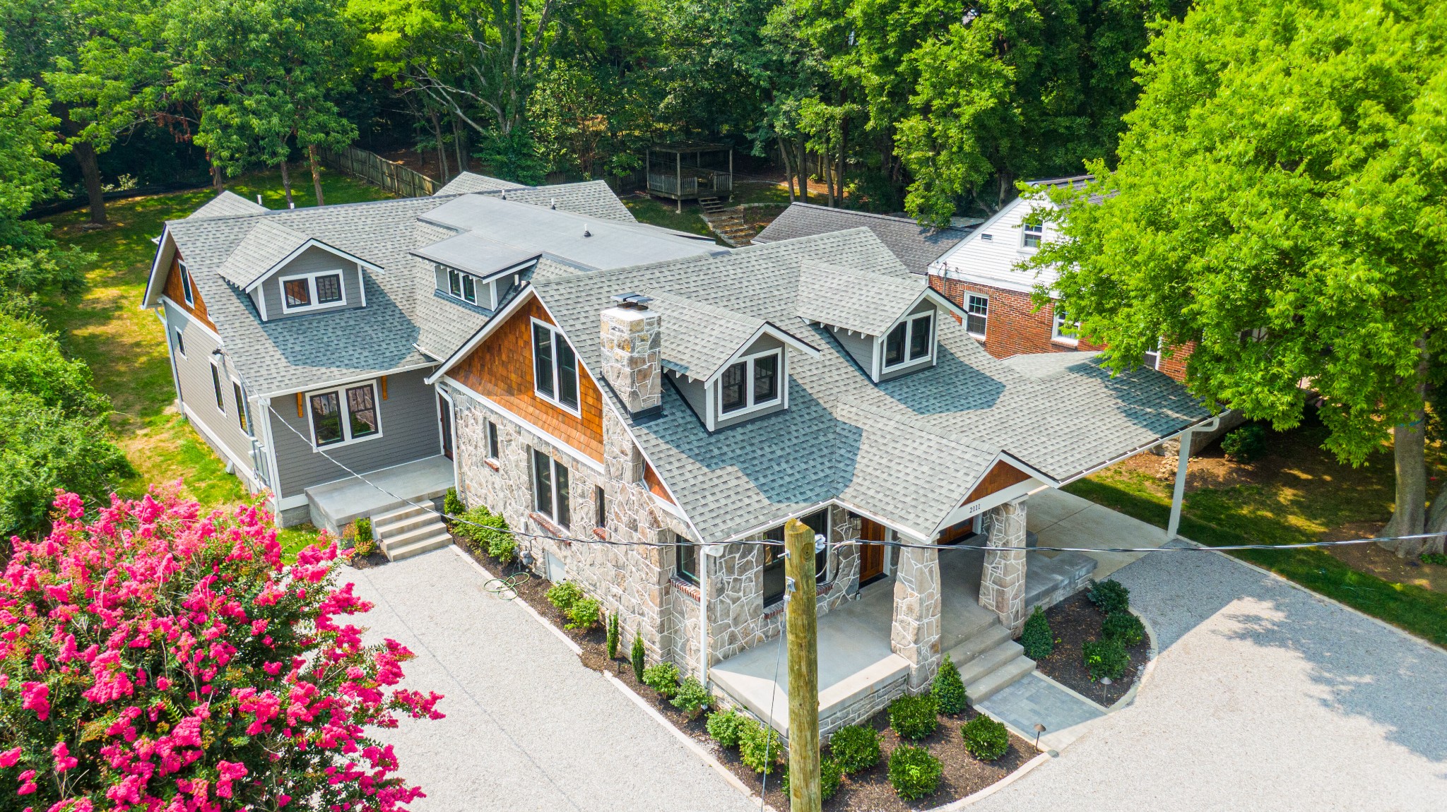 2111 Natchez Trace Nashville, TN 37212 - Photo 2 of 41 an aerial view of a house