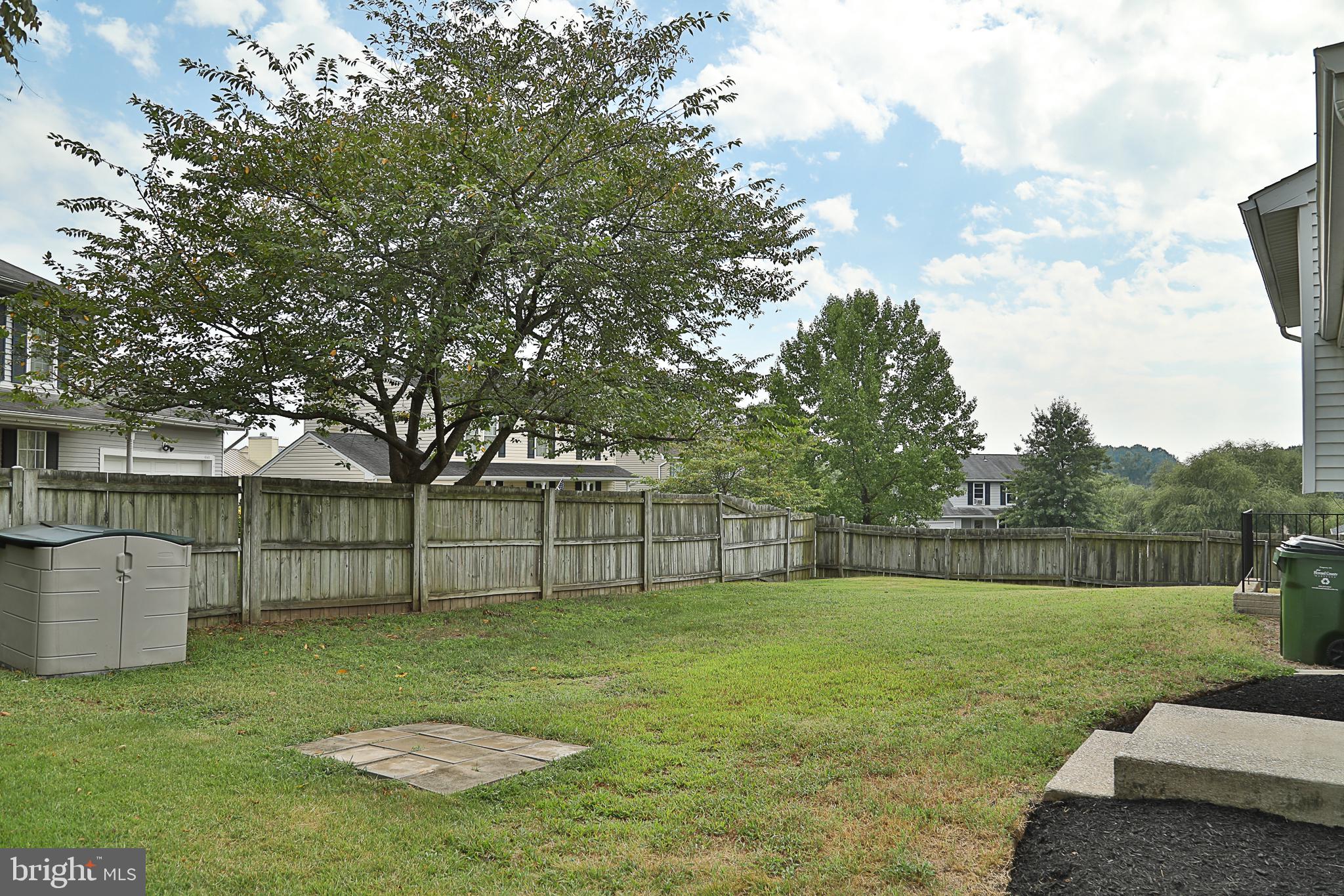 6645 Hunter Road Elkridge, MD 21075 - Photo 23 of 24 Level large backyard fenced on 3 sides