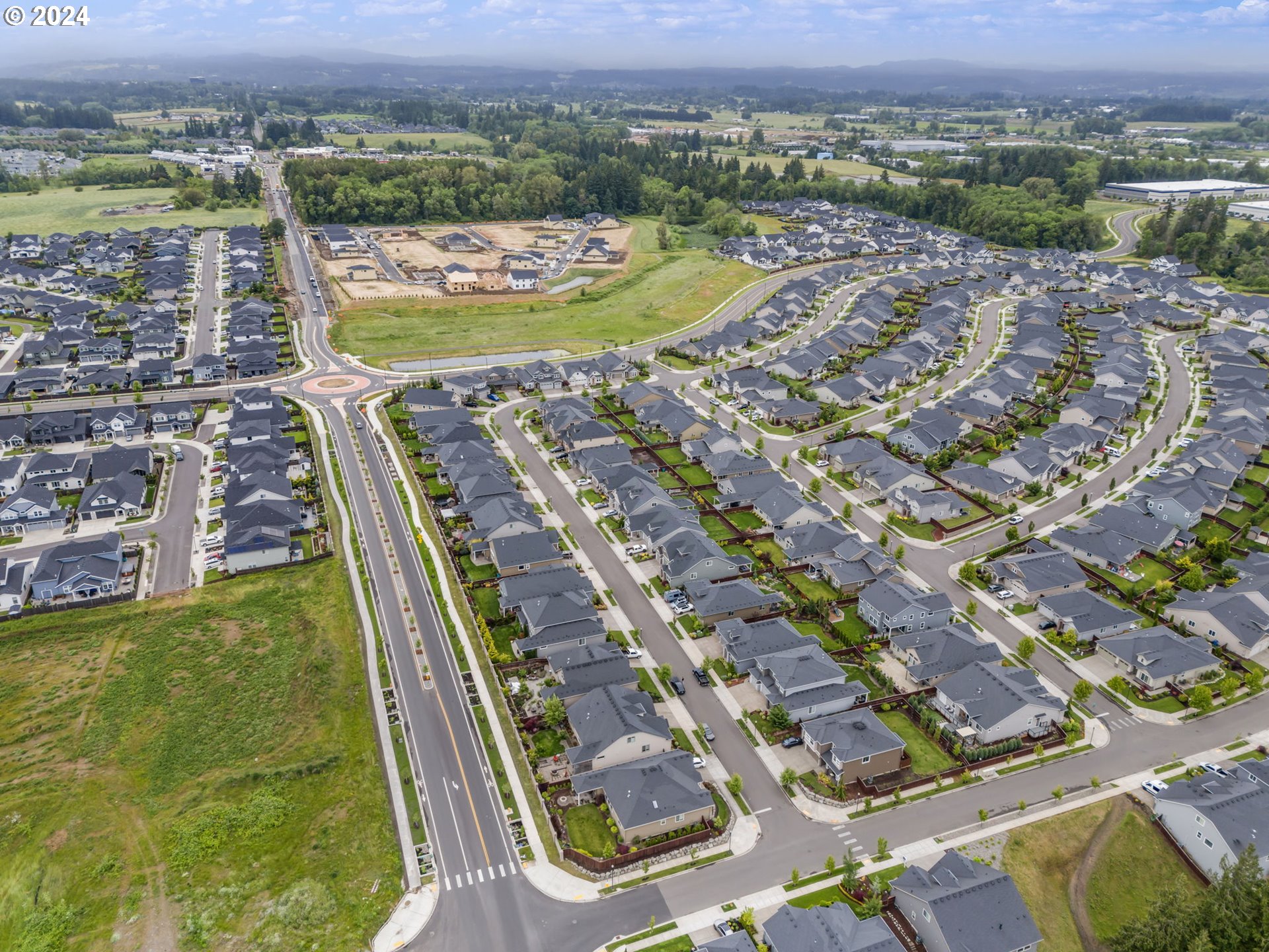 1838 South 46th Place Ridgefield, WA 98642 - Photo 43 of 47 an aerial view of residential houses with outdoor space
