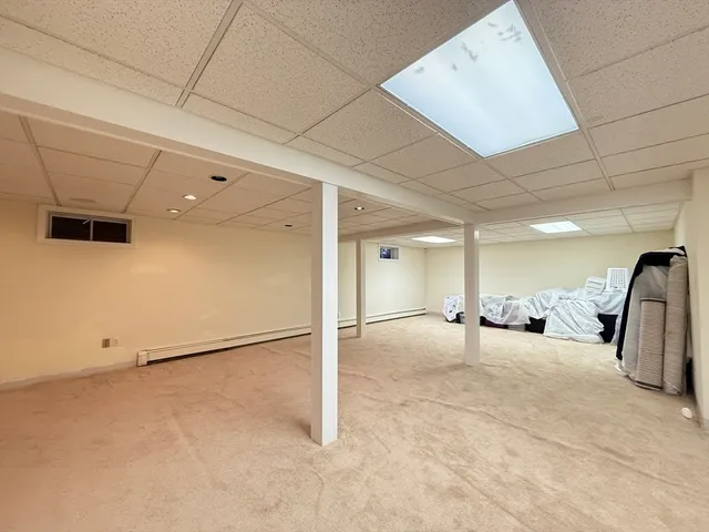 a view of a projector room with windows