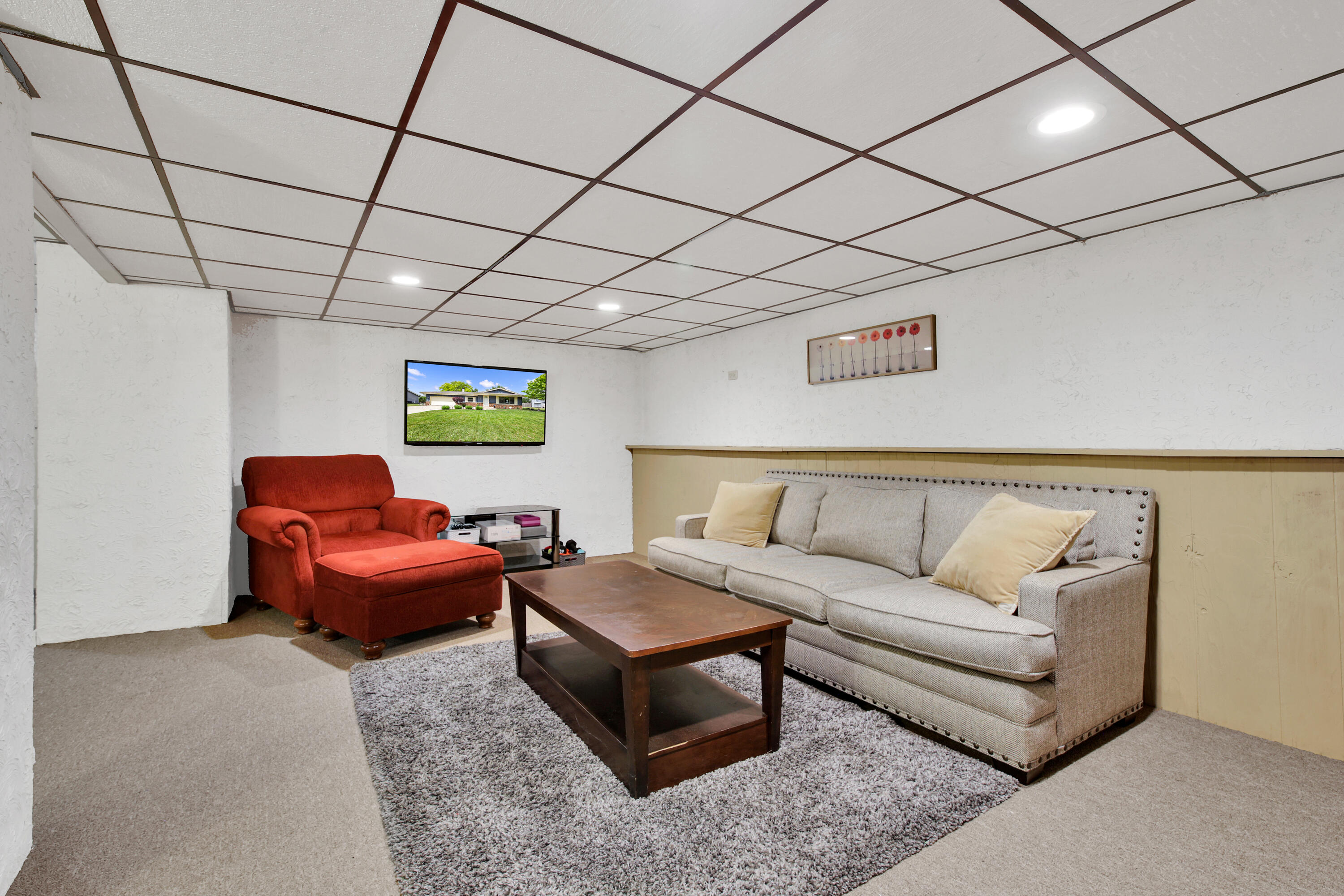7527 South 73rd Street Franklin, WI 53132 - Photo 22 of 30 Lower Level Rec Room